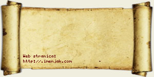 Trnjina Josić vizit kartica